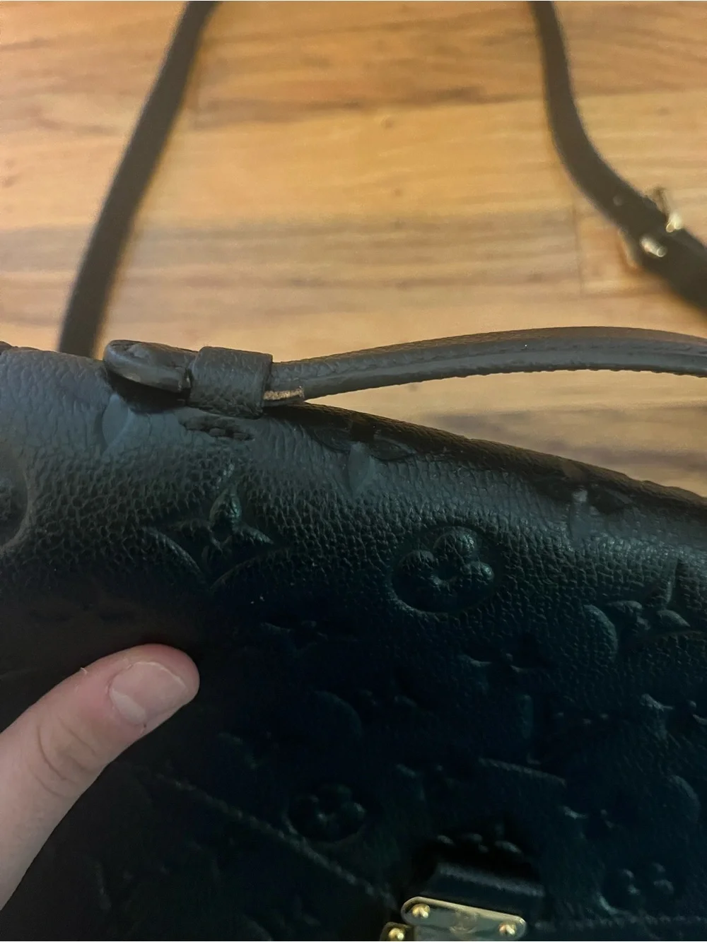 Louis Vuitton Black Monogram Empriente Pochette Mètis